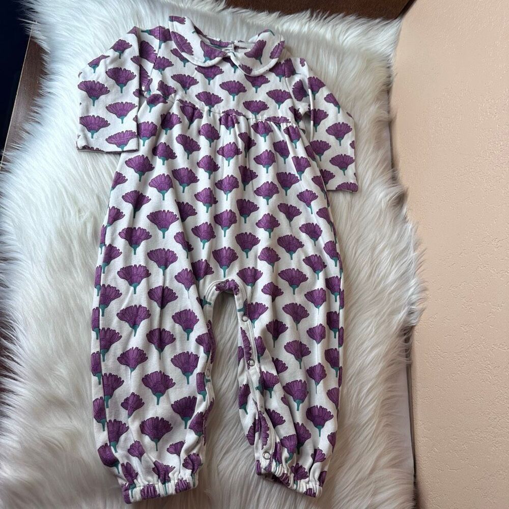 Kate Quinn Purple Flower Jumper Size 2T